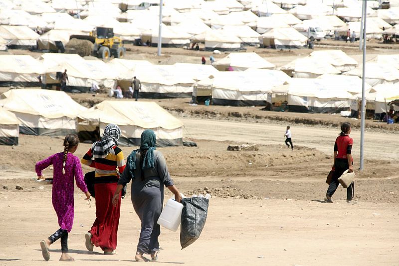 El avance yihadista en Irak provoca 850.000 desplazados en un mes