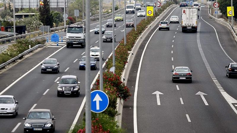 Fluidez en las carreteras en el inicio del retorno escalonado del verano