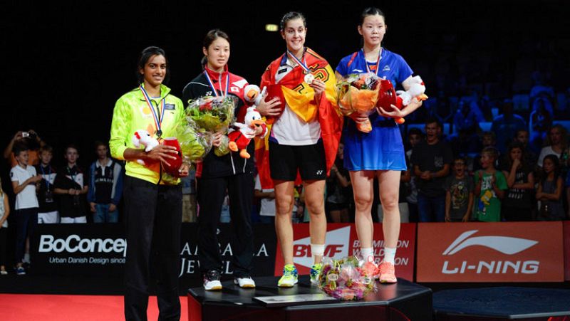 Carolina Marín, campeona del mundo de bádminton