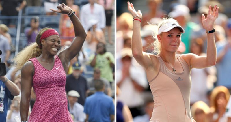 Serena Williams defenderá su título del US Open ante la danesa Caroline Wozniacki