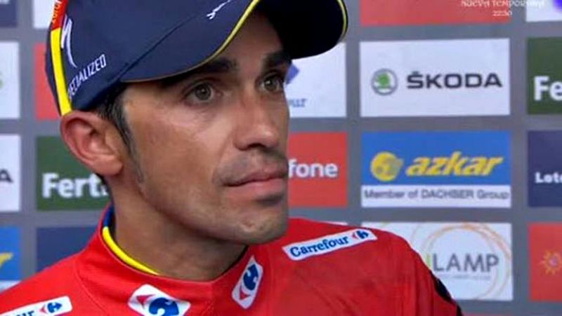 Contador: "Es para estar muy contento, pero faltan cinco días"