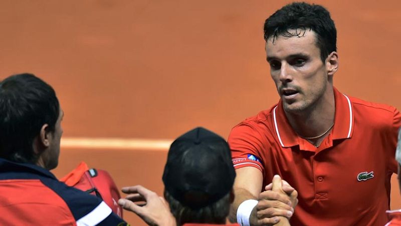 Roberto Bautista adelanta a España y Bellucci empata para Brasil derrotando a Andújar