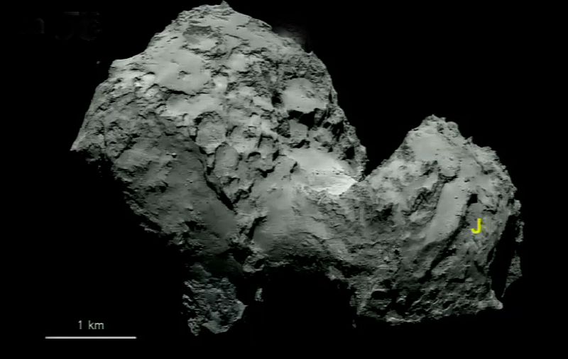 La sonda Rosetta aterrizará en la cabeza del cometa en noviembre