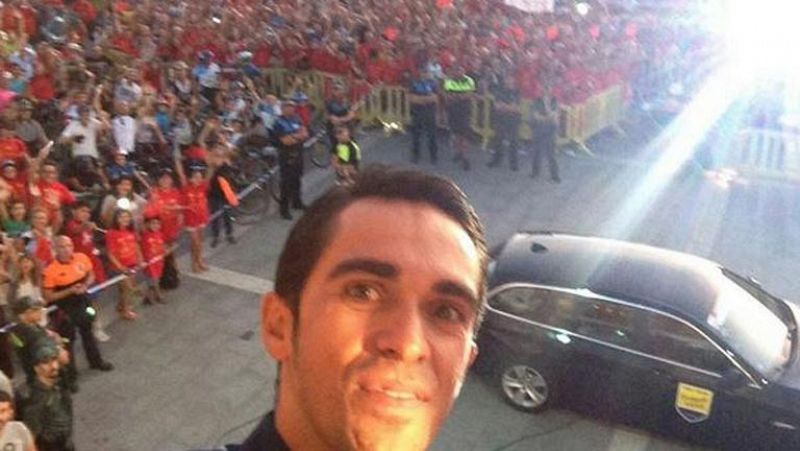Contador: "Sin el apoyo de la afición no habría estado en la salida de Jerez"