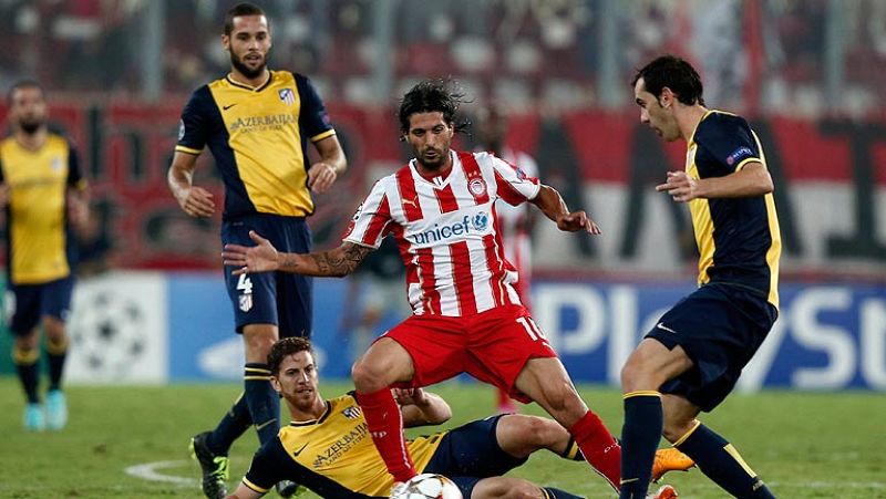 La efectividad del Olympiacos liquida al Atlético de Madrid