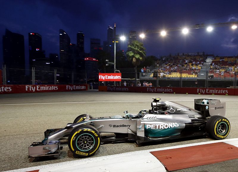 El británico Lewis Hamilton, el mejor en el segundo libre de Marina Bay