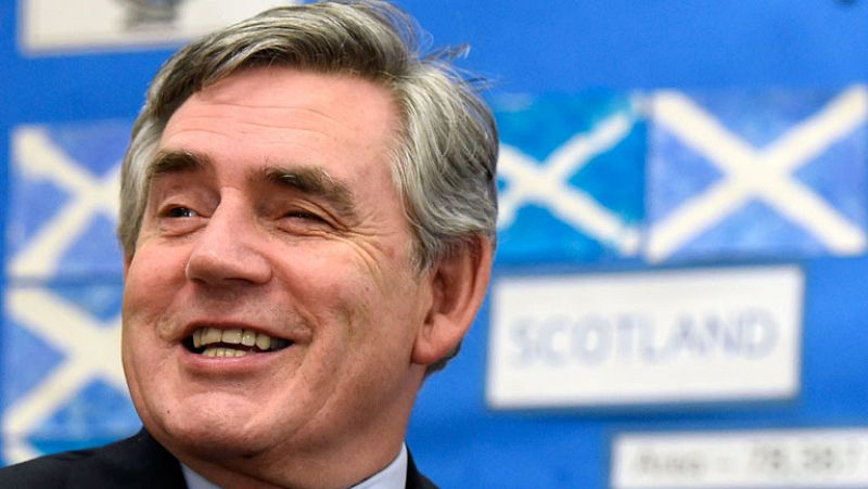 Brown, arquitecto de la victoria del 'No' en el referéndum de Escocia, pide trabajar por la unidad