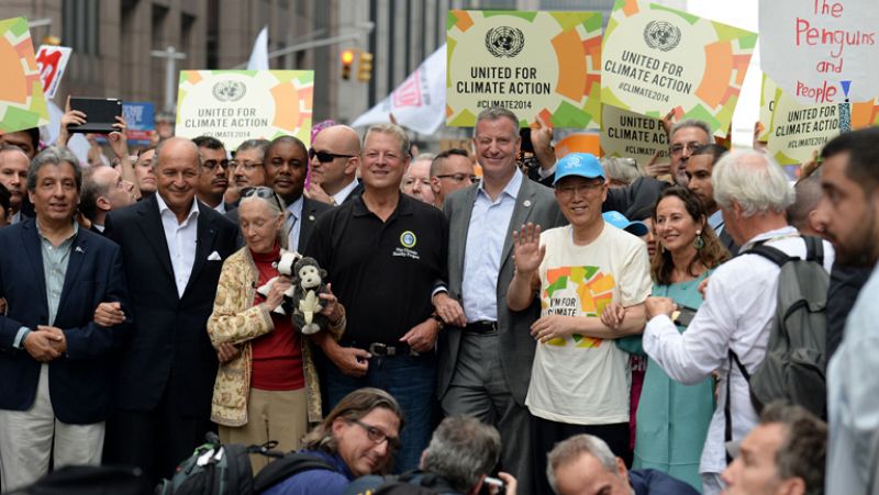 Decenas de miles de personas de todo el mundo salen a la calle contra el cambio climático