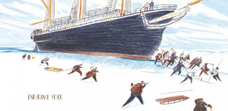 'El viaje de Shackleton', un libro ilustrado sobre la última gran expedición