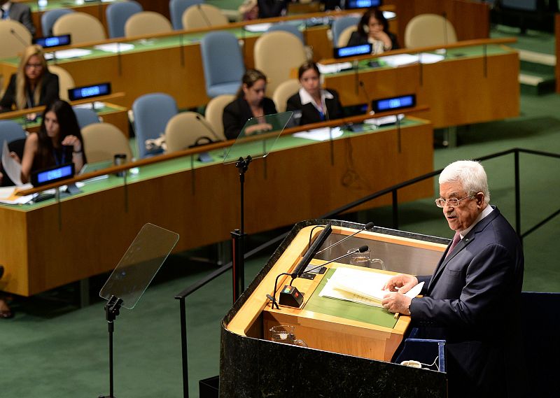 Abás pide a la ONU que medie para "acabar con la ocupación" de Israel en Palestina