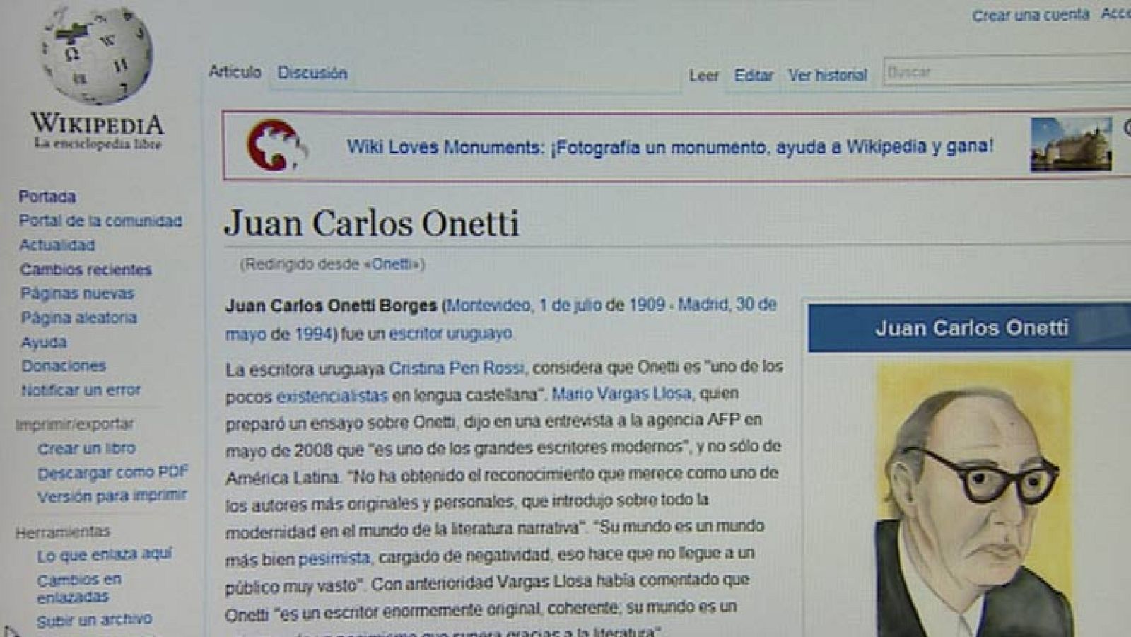 La Wikipedia ha mejorado su información sobre la lengua española y la literatura española