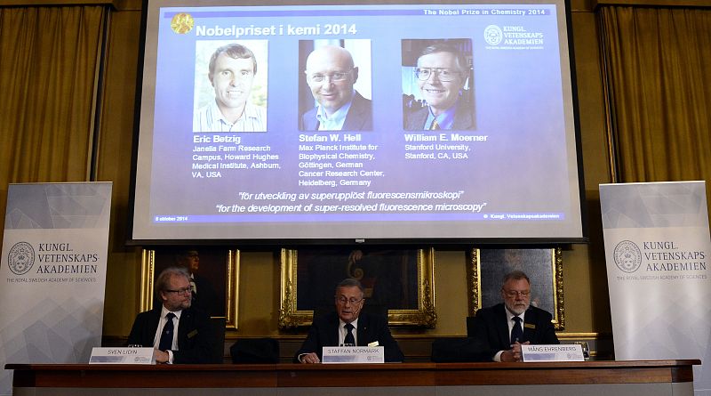 Los desarrolladores de la microscopia fluorescente, Premio Nobel de Química 2014