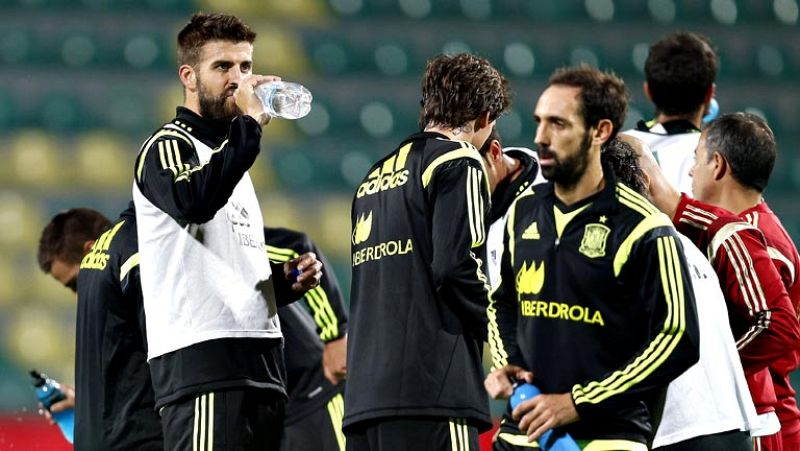 Piqué y Albiol, cerrojo de España ante la amenaza eslovaca