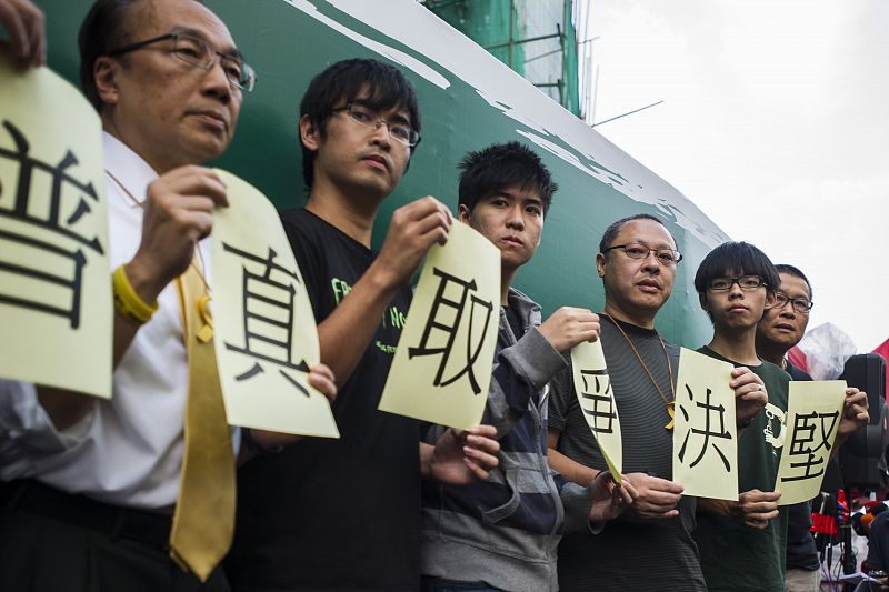Los jóvenes llaman a una gran movilización tras la ruptura del diálogo por el Gobierno de Hong Kong