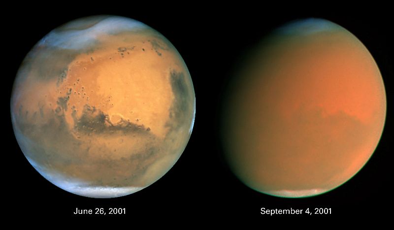 Un gigantesco impacto convirtió a Marte en un planeta con dos caras