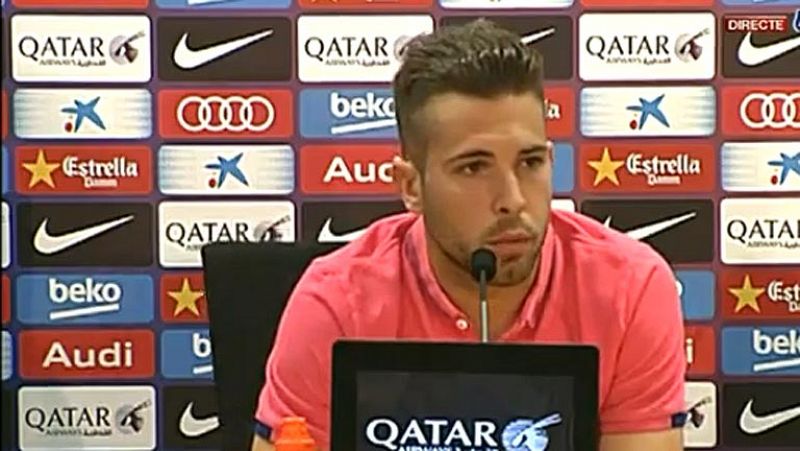 Alba: "Es difícil que a Messi se le aplauda en el Bernabéu"