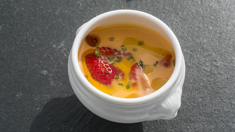 Gazpacho de fresas