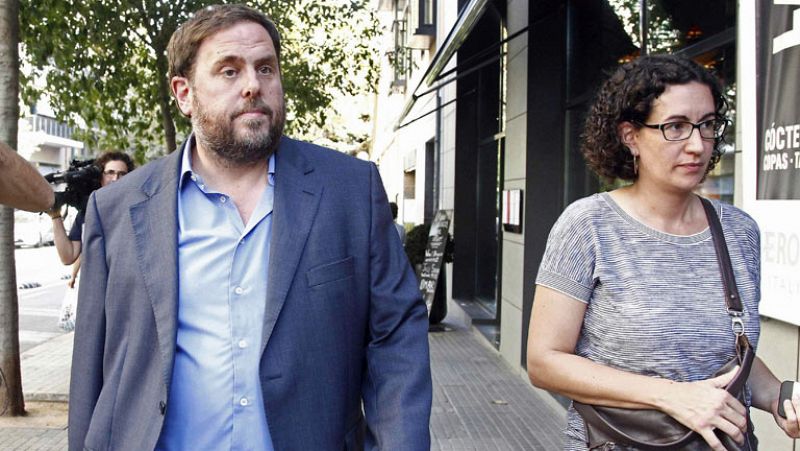ERC e ICV acuerdan pedir elecciones "inmediatas" en Cataluña y buscan sumar a la CUP