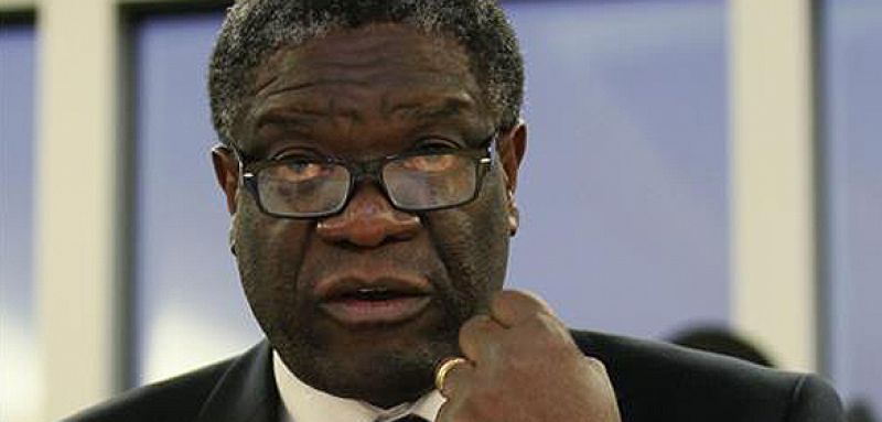 El ginecólogo congolés Denis Mukwege, premio Sájarov 2014 del Parlamento Europeo