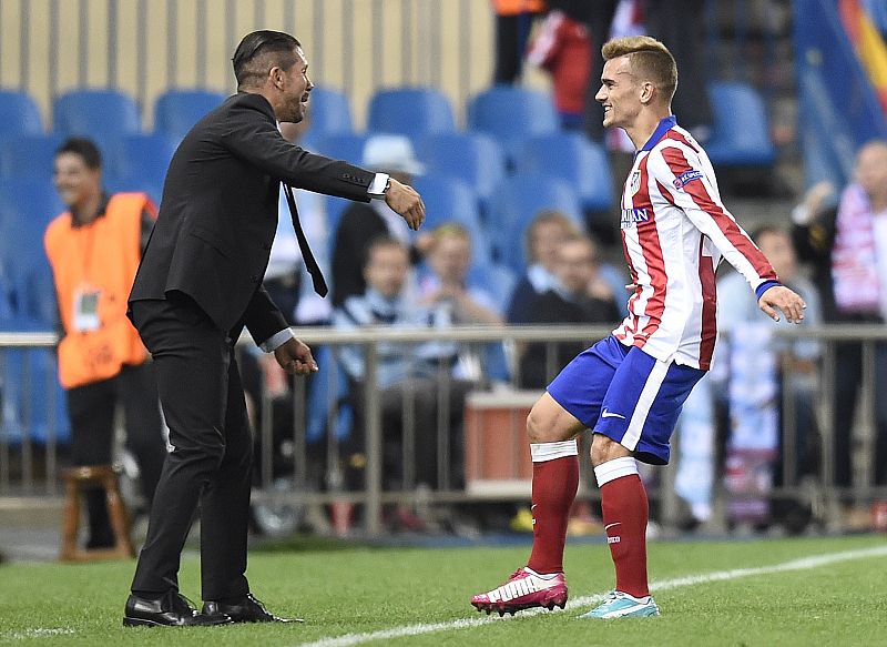 Simeone: "Le dije a Griezmann que el gol iba a llegar"