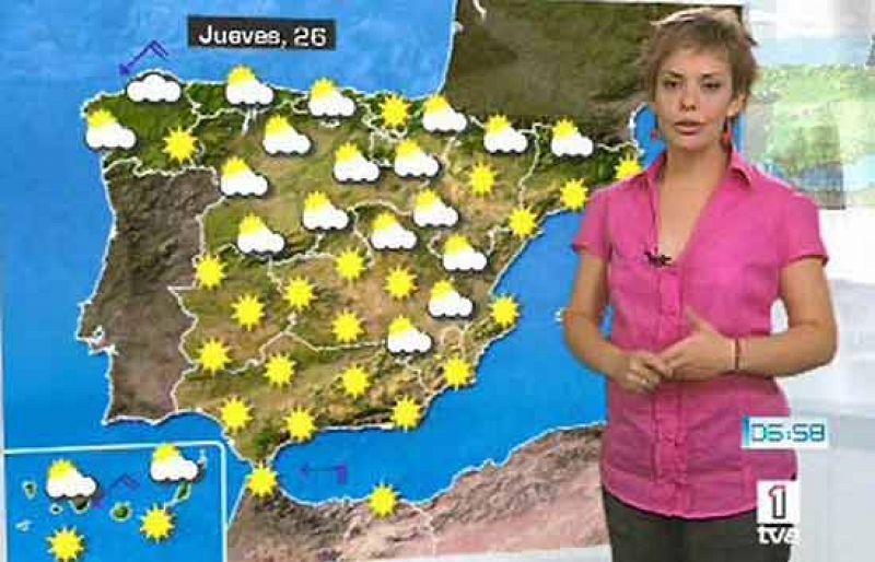 Récord de temperaturas en un día de sol con nubes en el tercio norte peninsular