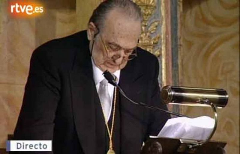 Discurso Rafael Sánchez Ferlosio, Premio Cervantes 2004