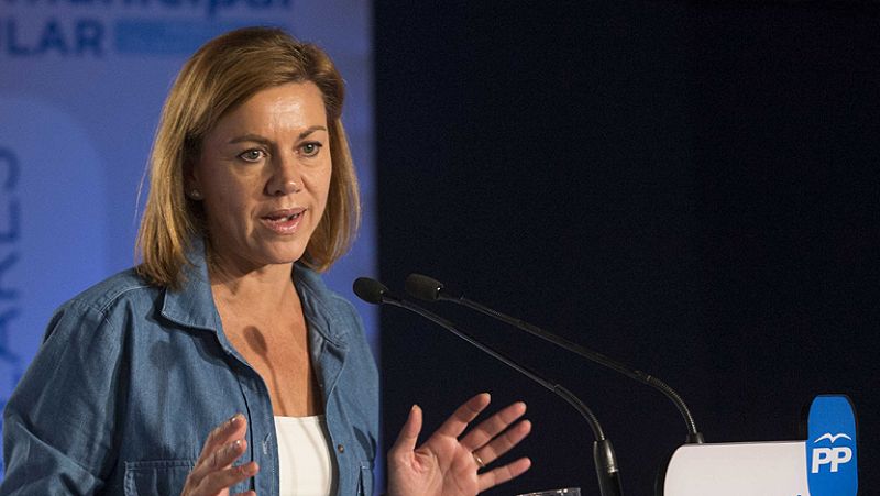 Cospedal asegura que el PP trabaja para que los casos de corrupción no se repitan "nunca más"