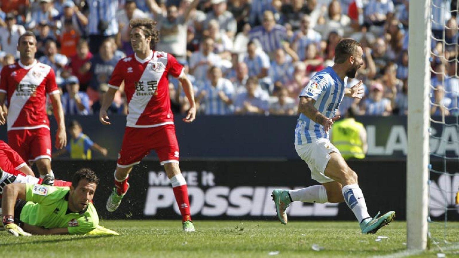 Málaga 4 - Rayo 0