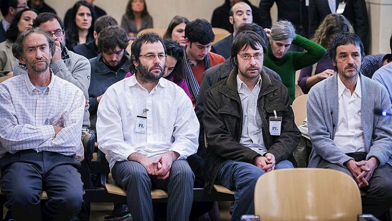 El Supremo confirma la condena a dos años de cárcel para los autores de los "tartazos" a Barcina