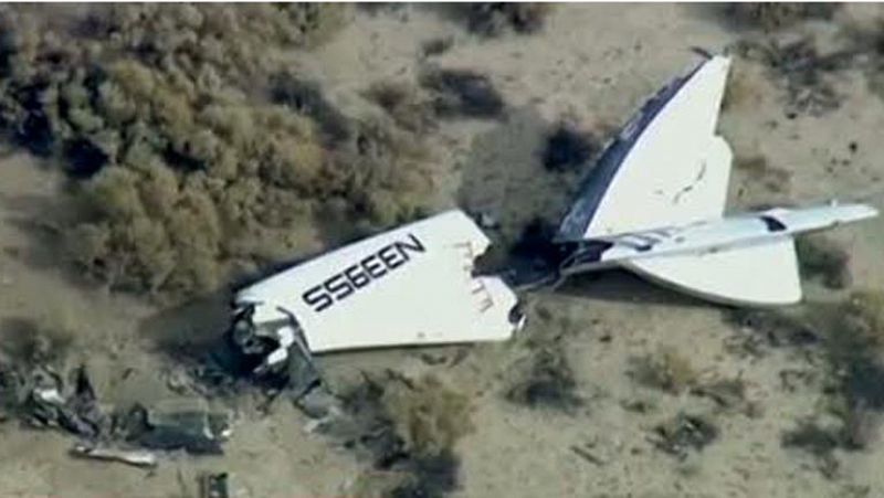 La nave de Virgin Galactic para turismo espacial sufre un accidente y muere un piloto
