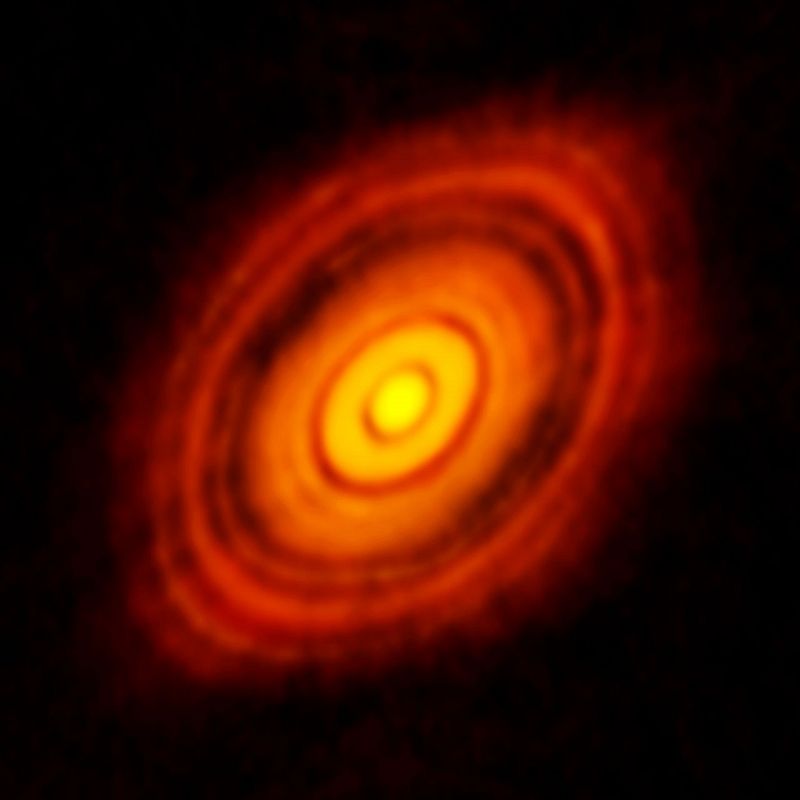 Así surge un disco de formación de planetas alrededor de una estrella joven