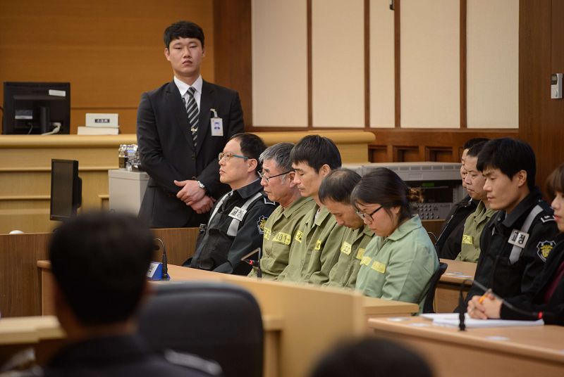 Condenan a 36 años de cárcel al capitán del ferry surcoreano 'Sewol', hundido en abril