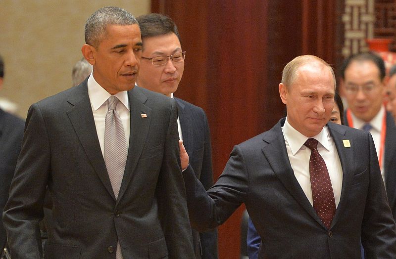 Obama y Putin discuten de Ucrania en los márgenes de la cumbre de la APEC