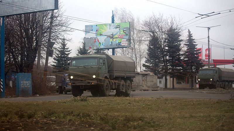 Ucrania protesta ante Rusia por una nueva entrada de camiones militares rusos en Donetsk