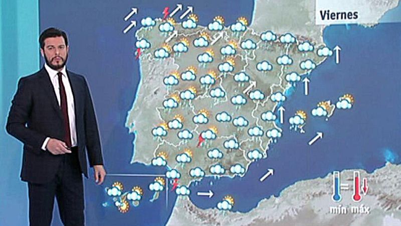 En alerta amarilla por lluvias, fuerte viento y oleaje 14 provincias