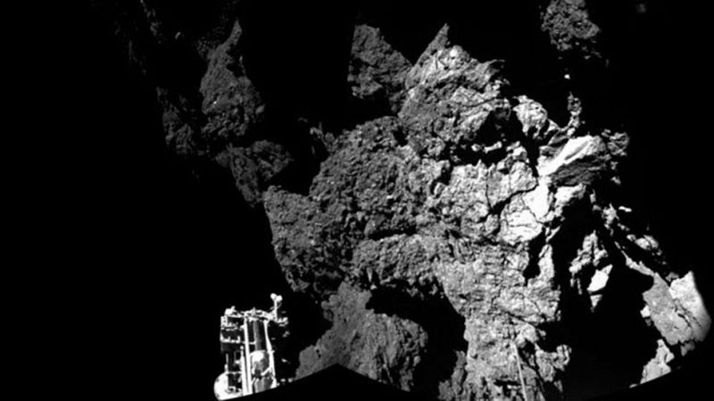 La sonda Philae encuentra moléculas orgánicas en la atmósfera de un cometa