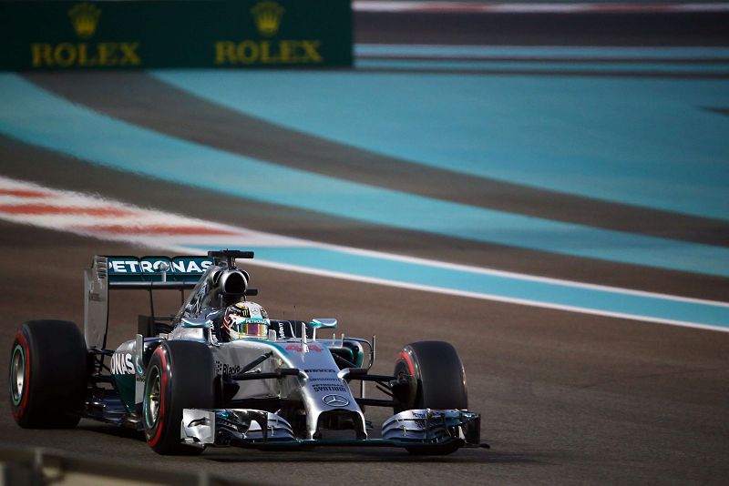 Hamilton, el más rápido en los segundos entrenamientos en Abu Dabi