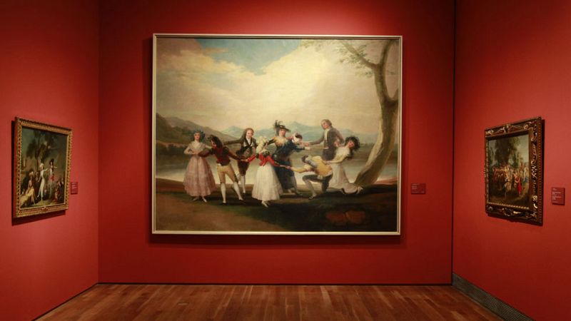 'Goya en Madrid', verdades de un maestro escritas en el cartón de un tapiz