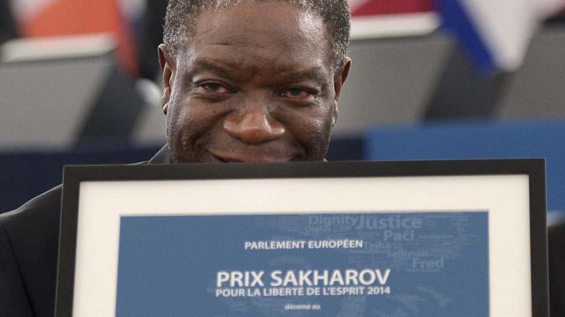 Mukwege, premio Sájarov 2014: "Cada mujer violada es como si fuera mi mujer"
