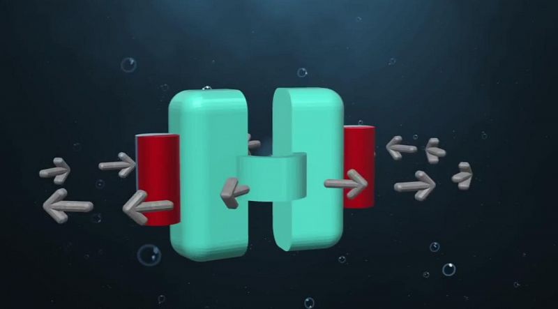 Un micro-robot capaz de nadar en fluidos humanos