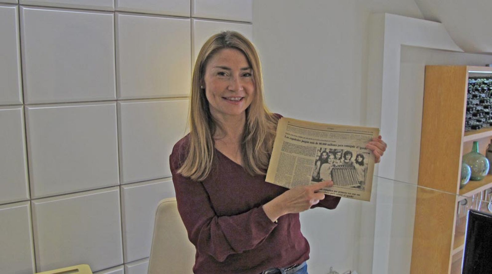 El debut de las niñas en el sorteo de la Lotería de Navidad (1984)