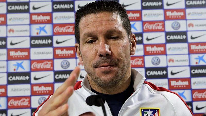 Simeone, sobre el Frente Atlético: "Yo estoy para entrenar, no para tomar decisiones"