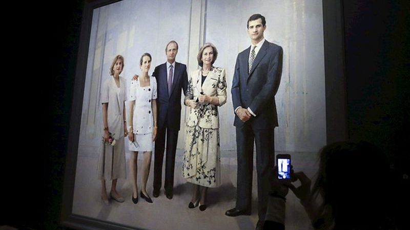 El retrato de la familia real de Antonio López, por fin desvelado al público