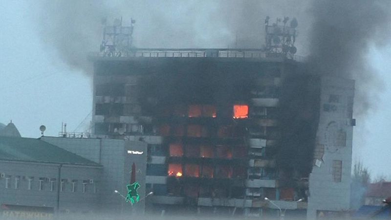 Una veintena de muertos en enfrentamiento entre insurgentes y Policía en la capital de Chechenia