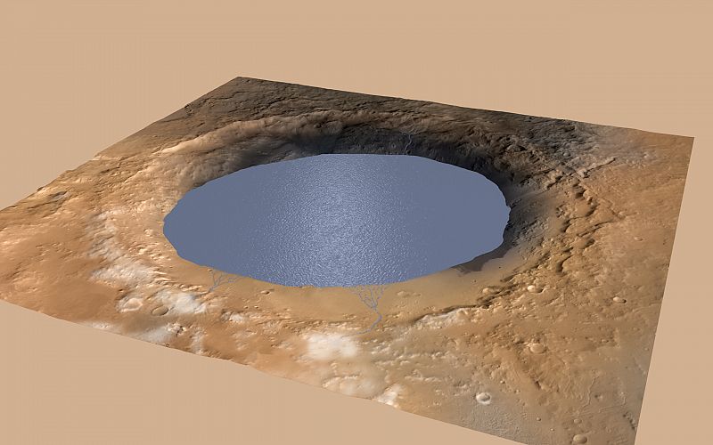 El robot Curiosity encuentra pruebas de que pudo haber un lago en Marte