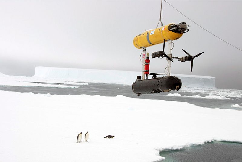 El robot subacuático que hizo el mejor mapa del hielo antártico