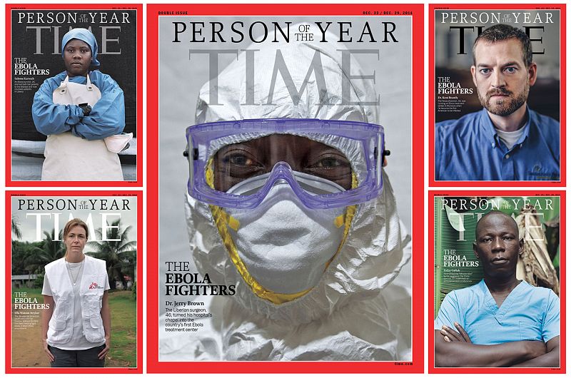 Los luchadores contra el ébola, personas del Año 2014 para la revista 'Time'