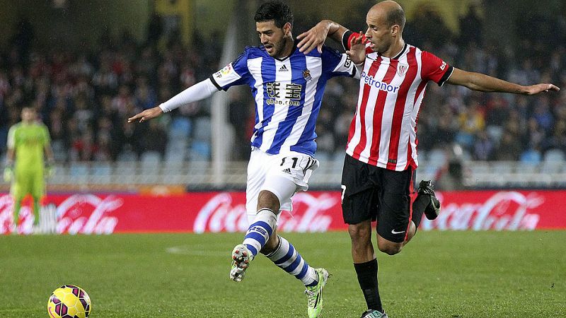 Real y Athletic empatan en el derbi bajo el aguacero