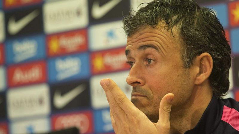 Luis Enrique: "No tengo la sensación de que el equipo haya perdido confianza"