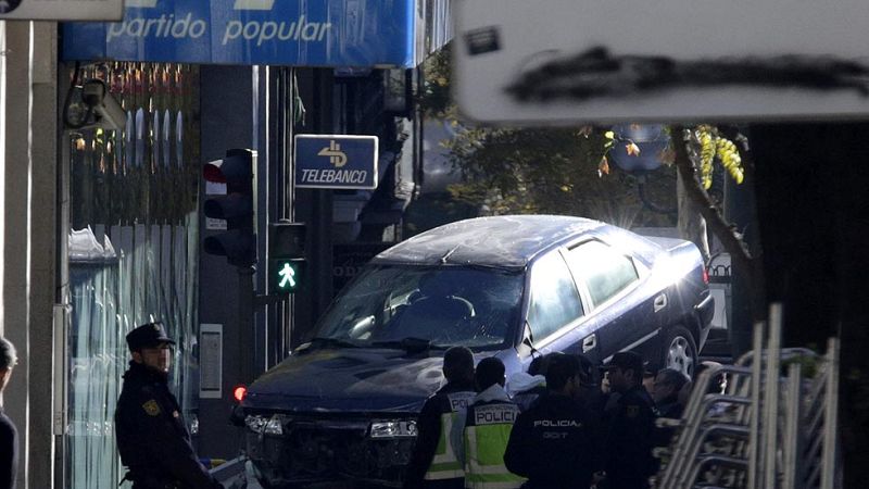 El artefacto de la sede del PP estaba preparado para explotar en 90 minutos